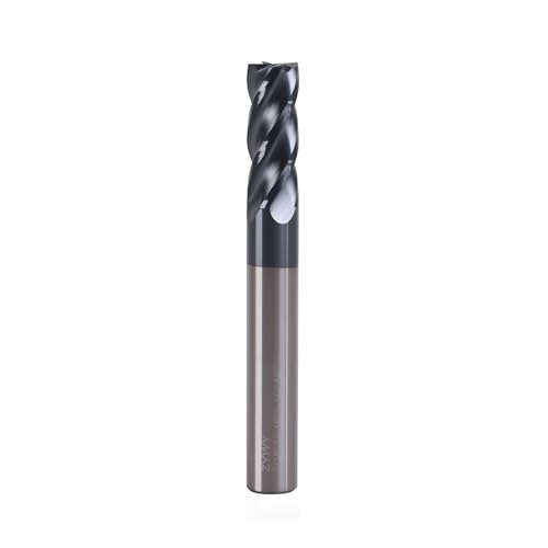 Image of 4 Flute Square Carbide End Mill,AlTiN Coating for Hardened Steel, Cast Iron and Stainless Steel-5 /16 inch Cutting Diameter, 13 /16 inch Flute Length, 2-1 /2 inch Overall Length