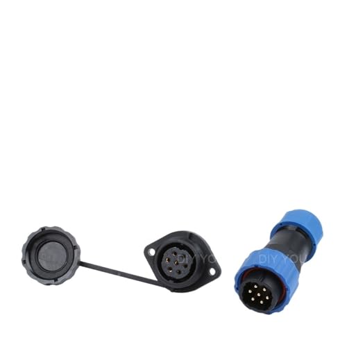 SP20 IP68 �t�����W�^�C�v�q��v���O����у\�P�b�g�h���R�l�N�^ 1/2/3/4/5/6/7/9/10/12/14Pin �P�[�u���R�l�N�^(SP20-7F)