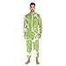 Yuiboo Full Clover MeadoAdults Unisex One Piecing Pajamas for Women Men Costumes with Hood