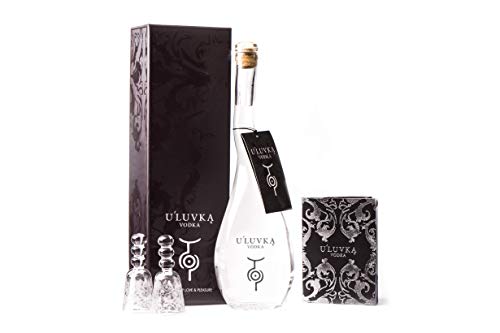 U'Luvka Pologne Vodka avec 2 Verre en Emballage Cadeau 700 ml