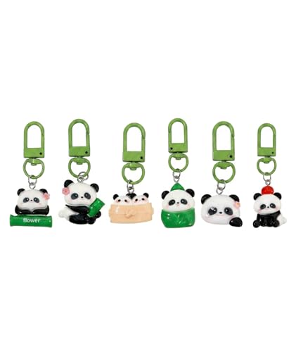 Image of 6 PCS Aesthetic Keychain, Cute Butterfly Bag Charms for Girls, Alloy Metal Key Chain Set with Six Pieces