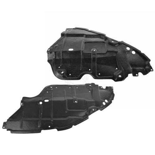 Parts N Go 2007-2009 Camry Engine Under Cover Splash Shield Set Driver & Passenger Side Left Right TO1228135 TO1228134 5144106060 51442060050