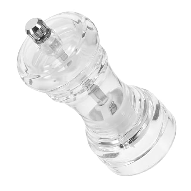 PRETYZOOM Elegant Acrylic Condiment Bottle Pepper Pepper Crusher Seasoning Spices Tool