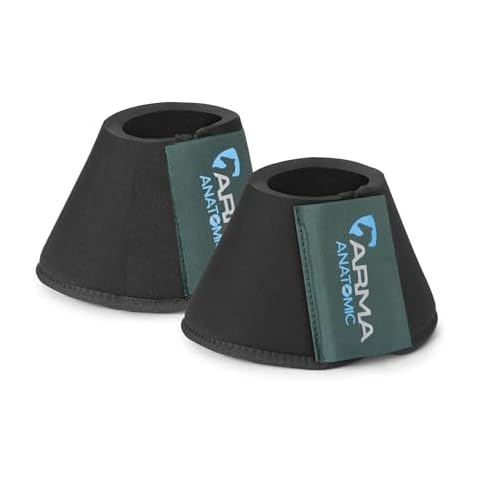 Shires Arma Neoprene Over Reach Boots - Green Cover