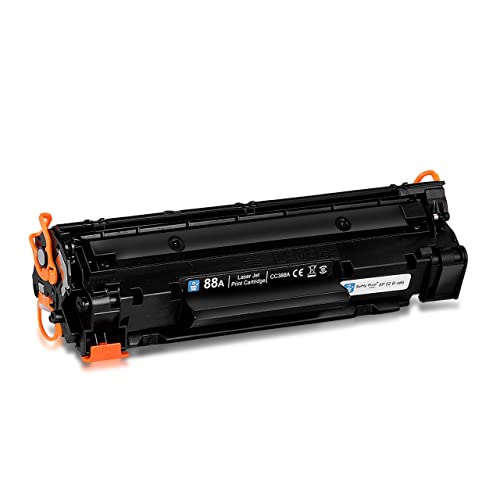 Softly Print Toner Cartridge 88A CC388A Compatible with HP Laserjet Printers P1007,P1106,P1108,P1008,M1213nf MFP,M1136 MFP,M126nw MFP,M1216,M1218nfs, M128fw MFP,M128fn MFP,M226DW,M202DW-Black
