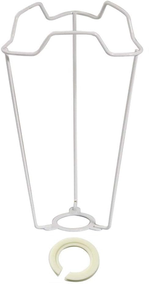 CEW COLCHESTER ELECTRICAL WHOLESALE LTD Shade Carrier Lamp Support Adapter Gimble Frame Fits UK & Euro Size Table Lamp (6" Carrier)
