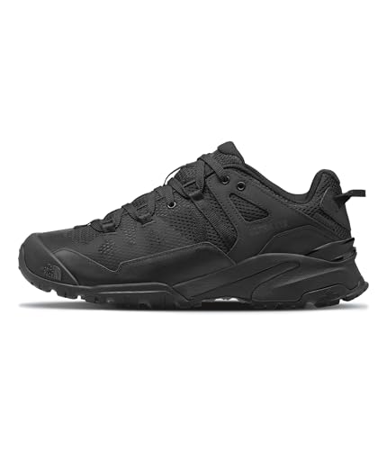 The North Face Men's Ultra 112 Waterproof Hiking Shoe - Ripstop Leather Upper, TNF Black/TNF Black, 8.5