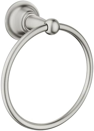 Moen Badhandtuchring, fleckenresistent, gebürstetes Nickel, Sage, DN6886BN