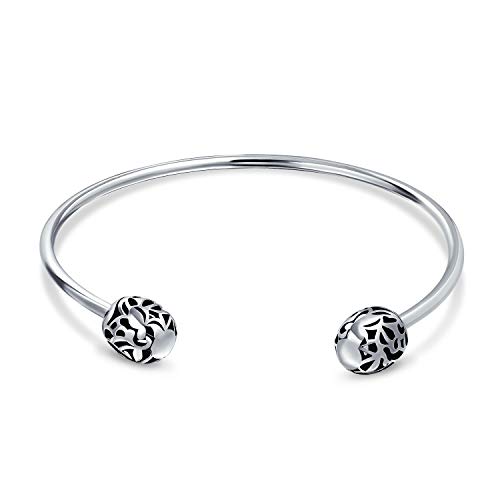 Preisvergleich Produktbild Liebe Filigrane Schraube Verschluss Starter Charm Manschette Für Europäische Perlen Armreif Für Damen Sterling Silber