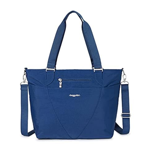 Image of Baggallini Avenue Tote - 12x18 Laptop Tote Bag for Women - Lightweight Work Travel Carry On Bag