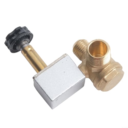 Électrovanne en fonte d'aluminium pour compresseurs d'air, fonctionnement silencieux et libération d'air facile avec fonction clapet anti-retour (B)