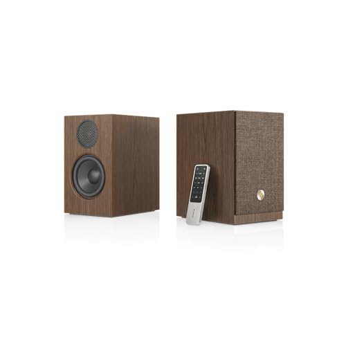 Image of Audio Pro A28 W - TV, Gaming & Music Speaker, Multiroom, WiFi and Bluetooth, AirPlay 2, Google Cast, Spotify Connect -Walnut