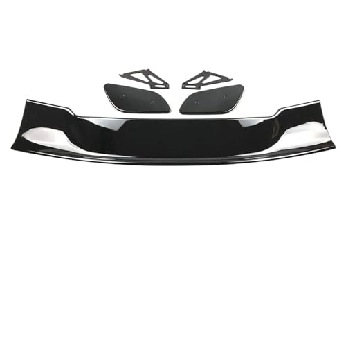 Becquet arrière en fibre de carbone style GT finition noir brillant pour berline