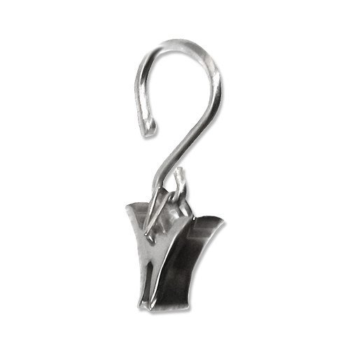 Interdeco Seilklammern vernickelt für Seilspanngarnituren (20 Stück)