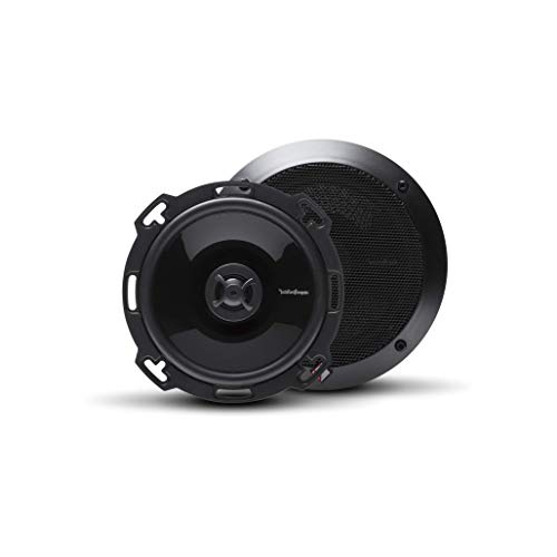 Rockford Fosgate P16 Punch 6.0″ 2-Way Coaxial Full-Range Speakers – Black (Pair)