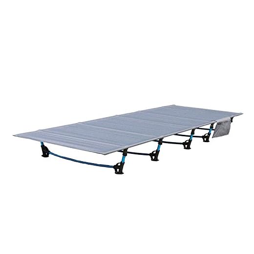 HUKOER plegable cama sofá cama al aire libre Viajes Camping senderismo aleación de aluminio ultraligeros cama plegable para acampada, dormir cama para Camping senderismo pesca 200 kg
