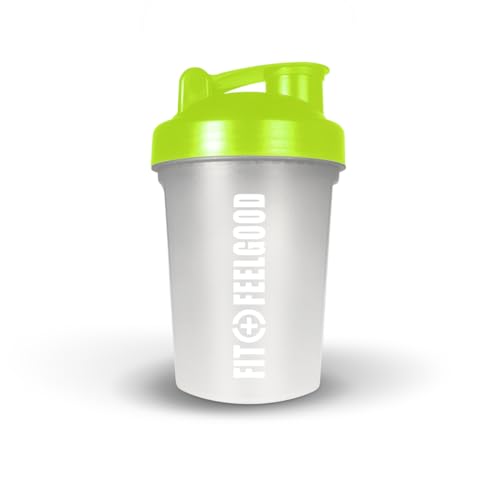 Layenberger Fit+Feelgood Shaker 400 ml, mit herausnehmbarem Sieb, spülmaschinenfest, Made in Germany - Lemon