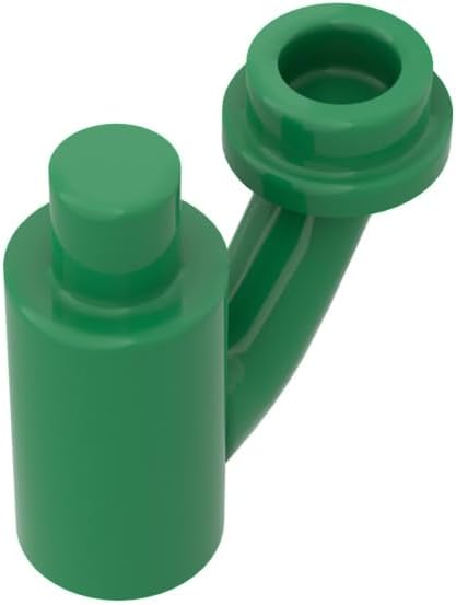 150 Piece Plant Stem/Stalk with Bar, Bar Holder, and Hollow Stud, Green, Compatible with Lego Parts 1566