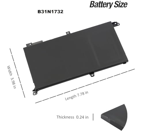 Image of WISTAR B31N1732 Laptop Battery for ASUS VIVOBOOK A571, F571, FX571, FXF571, K571, N571, NX571, R571, RX571, S430, S571, X430, X571, B31N1732 Laptop Battery B31N1732