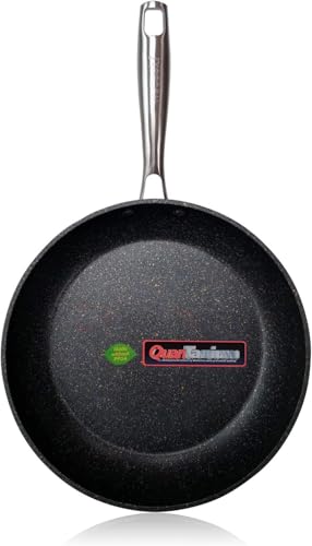 WECOOK! Ecochef Sartén Aluminio Forjado 28 cm, Inducción, Antiadherente QUANTANIUM Ecológico...