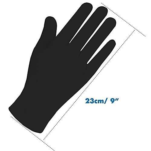 QSN STUFF Knitted Cotton Winter Glove for Men & Women | Double Layered Warm Hand Gloves | Sun Burn Protection | Outdoor Work, Bike Riding, Driving, Work Wear (1 Pair)
