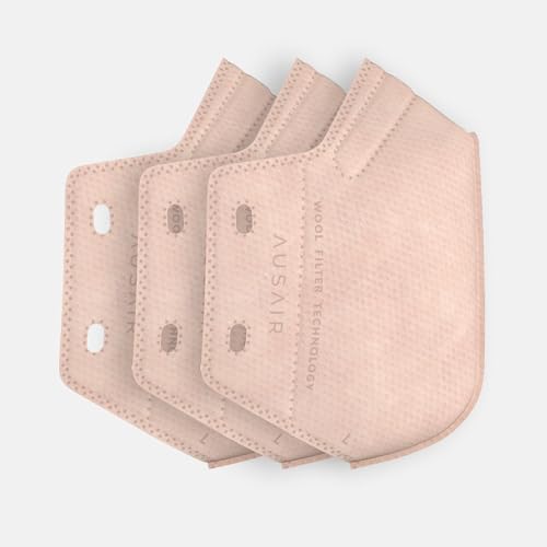 AusAir AirWeave Replacement Face Mask Filters | World's Most Breathable Mask Filter | 3 Pack Large Size