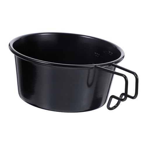 Mikinona Stainless Steel Camping Bowl with Handle Durable Outdoor Cooking Bowl for Soup Rice and Salad Lightweight Design for Picnics Hiking and Bbq