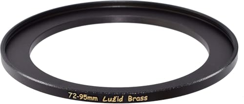 LUŽID 72mm-95mm Brass Step Up Ring Filter Adapter Luzid