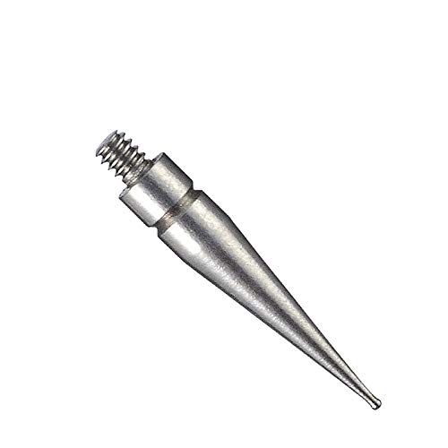 Contact Points for Dial Test Indicator M1.4 Thread Shank 0.4mm Diameter Carbide Ball 15 mm Long