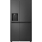 LG NatureFRESH American Style Fridge Freezer 50/50 Total No Frost - Essence Matte Black - GSLC41EPPE