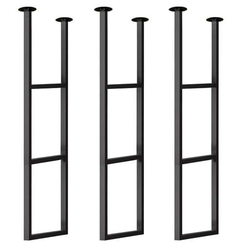 Support d'étagère flottante robuste 30 cm x 110 cm en métal pour rangement suspendu