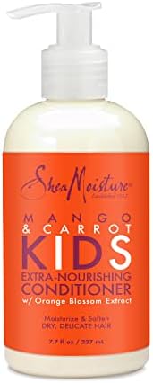 SheaMoisture Kids Conditioner for Kids Hair Mango and Carrot Sulfate Free Conditioner 7.7 oz