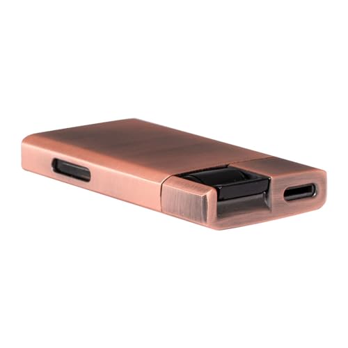 Encendedor Vertigo Carrera Single Torch Flat Flame Cobre miniatura 2