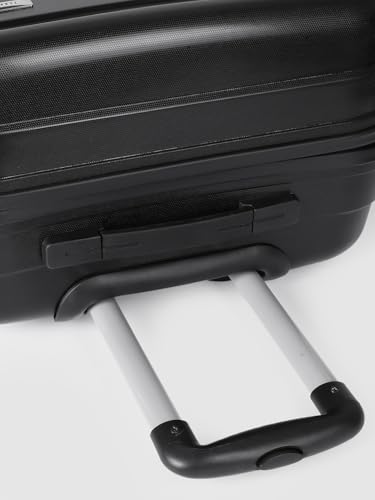 Image of Teakwood Leathers 65 CM 8 Wheels Trolley Bag, Hard Cabin Trolley, 360 Degree 8 Rotating Wheel (65 CM, Black)