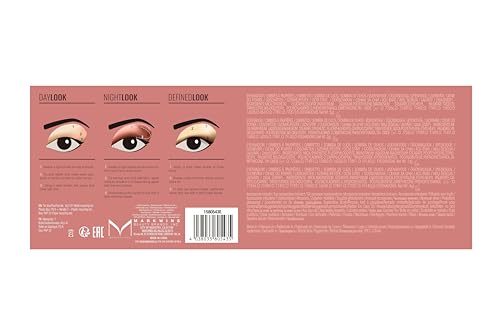 bonvoyage Essentials, California Inspired Eyeshadow Palette with Brush, 12 Long-Lasting - Image 4