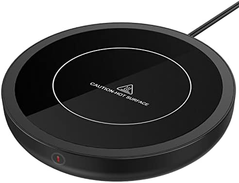 Coffee Mug Warmer for Desk, Electric Coffee Cup Warmer with 3-Temp Settings, Smart Coffee Warmer for Desk Auto Shut Off, Enlarged Heating Plate Suitable for Most Cups, Gift for Your Friends and Family