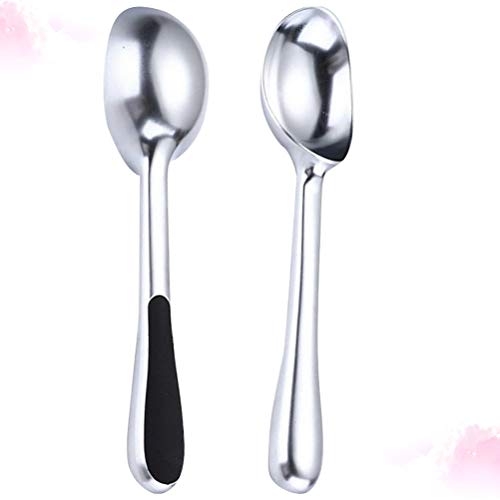 Colher de sorvete, 2 peças, colheres de sorvete, sobremesa, colher de escavar, colher de escavar, ta