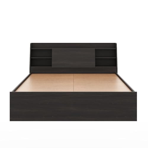 Image of Wakefit Bed | 1 Yr Warranty | King Size Bed, Comes with Storage Box, Noise Free, Density: 680-750 kg /m, Termite & Borer Resistant, Fits Mattresses Up to 8 Inches(Leo 78 x 72 - Wyoming Maple)