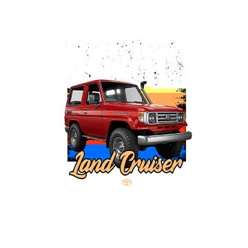 Image of BLINKART Toyota Land Cruiser (FJ40)Car Posters Sticker Gift Items for Boys Room Wall Decor || Comes with Double-Sided Tape|| Decoration Bedroom Living Room Office Studio Decor | 12x18 In (A3) - CAR-292