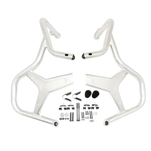 Crash Bars Moto pour BMW R1200GS Adventure Extension de Réservoir Pare-chocs Argent
