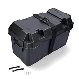 Boote & Yachten Kantschuster Batteriekasten schwarz Typ 5 Heavy Duty