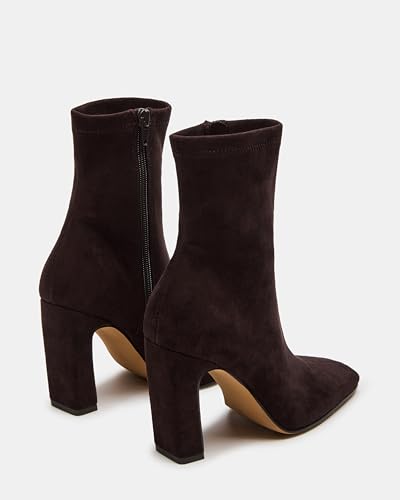 Steve Madden Steve Madden Women's Vinka Ankle Boot, Dark Brown, 8