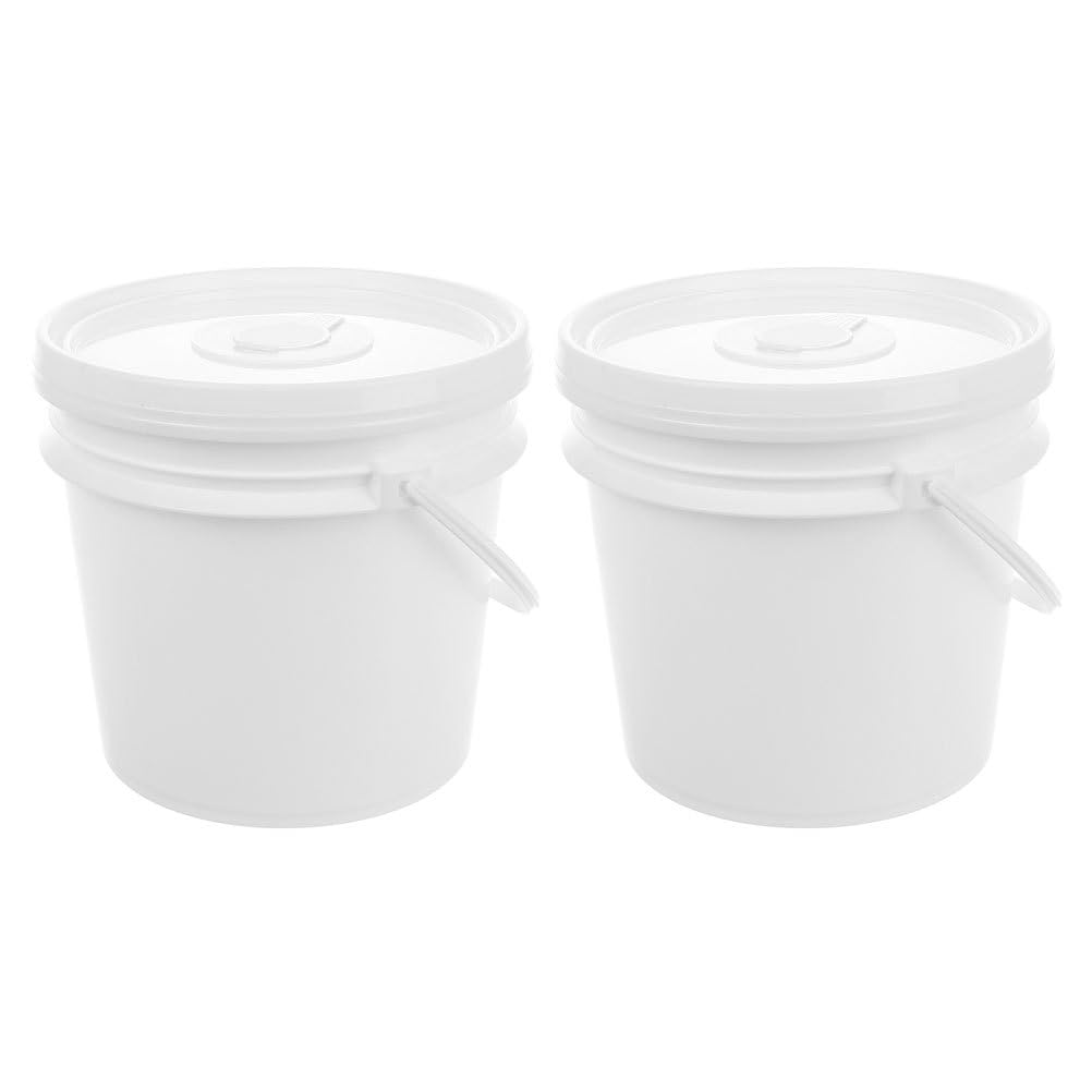 OUNONA Lot de 2 Seaux à Lingettes en Plastique avec Couvercle, Distributeur de Lingettes pour Bébé, Organisateur de Serviettes en Papier pour Voiture Et Salle de