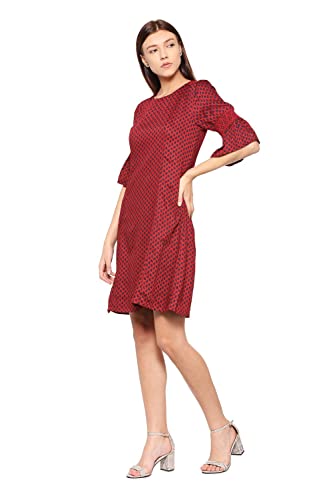 Image of Allen Solly Women's A-Line Knee-Long Dress