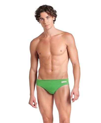 Image of Arena Men's Team Solid Swim Brief MaxLife Athletic Swimwear Professional Swimsuit Bathing Suit