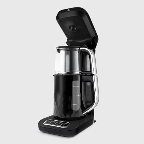 Karaca Robotea Pro Quartz 4 in 1 Konuşan Çay Makinesi Black Chrome