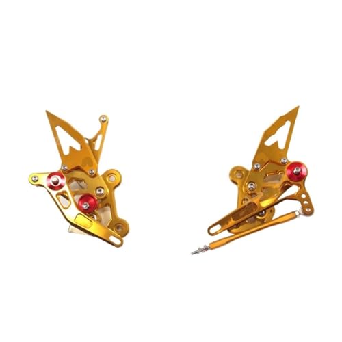 Repose-pieds réglables pour Suzuki GSX-S750 cale pied moto CNC GSXS750 jaune M8