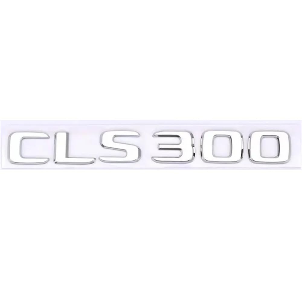YTQMoreBNZ YYDStes Gloss Black silver ABS Compatible With Mercedes-Benz New Letter CLS260 CLS300 CLS320 CLS350 CLS400