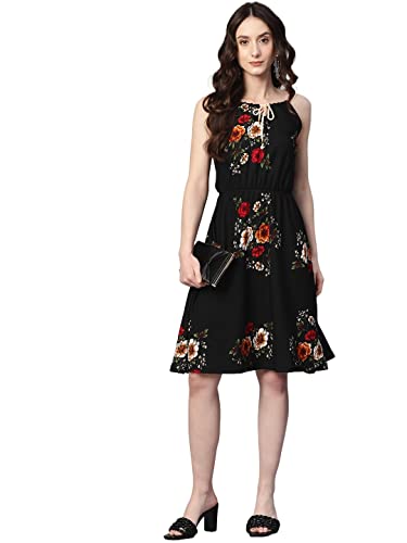 Image of arriva fab Women's Knitted Polyster Printed Dress