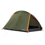 Trinordic Tenda Leggera 1-2 Persone – Tunnel Arco Singolo, 1,7 kg Peso Minimo, 3000 mm Impermeabile, Verde Oliva